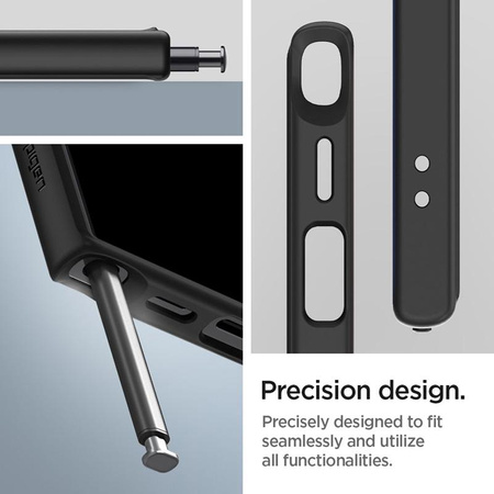 Spigen Ultra Hybrid - Schutzhülle für Samsung Galaxy S24 Ultra (Mattschwarz)