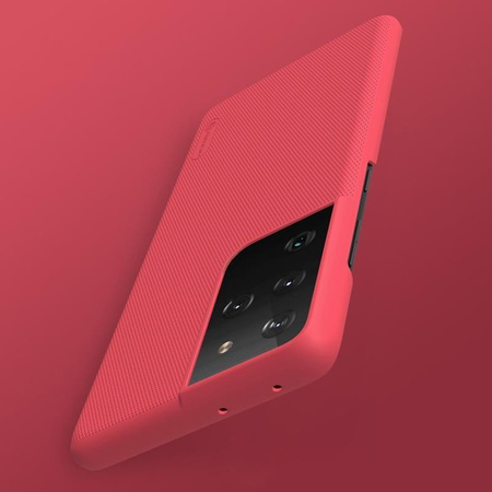 Nillkin Super Frosted Shield - Samsung Galaxy S21 Ultra Case (Bright Red)
