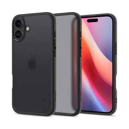Spigen Ultra Hybrid - Hülle für iPhone 16 (Frost Black)