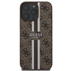Guess 4G Printed Stripes MagSafe - iPhone 16 Pro Max Case (brown)