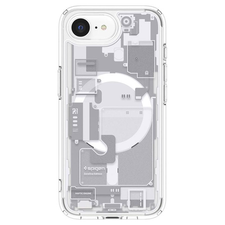 Spigen Ultra Hybrid MagSafe - pouzdro pro iPhone 16e (Zero One White)