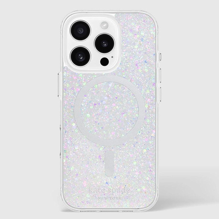 Kate Spade New York Protective MagSafe - Hülle für iPhone 16 Pro (Chunky Glitter)