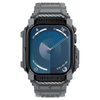 Spigen Rugged Armor Pro - Řemínek s pouzdrem pro Apple Watch 10 46 mm (Tmavě šedá)
