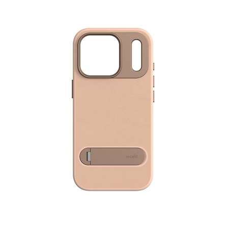 ETUI DO IPHONE 17 PRO do MAGSAFE MOSHI SKÓRZANE MAGNETYCZNE PODSTAWKA
