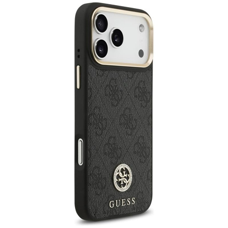 Guess 4G Strass Logo MagSafe - Hülle iPhone 17 Pro Max (schwarz)
