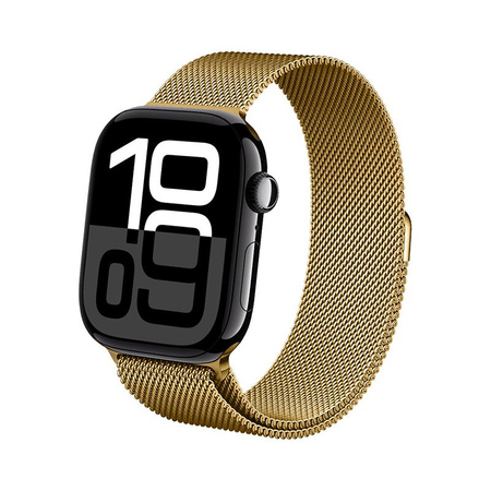 Crong Milano Steel - Edelstahlarmband für Apple Watch 38/40/41/42 mm (gold)