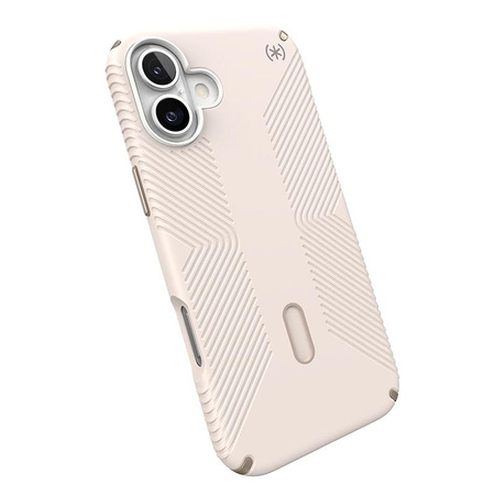 Speck Presidio2 Grip ClickLock & MagSafe - pouzdro pro iPhone 16 Plus (Bělená kost / Zlaté dědictví / Lískově hnědá)
