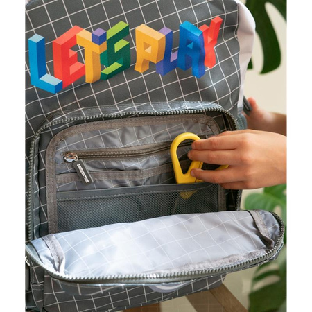 Gameration - Retro School Backpack (grey)