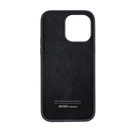 Audi Szintetikus bőr - iPhone 14 Pro Max tok (fekete)
