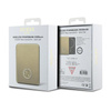 Guess 4G Strassed Metal Logo MagSafe - Power Bank 3000 mAh 5W MagSafe à induction (Gold)