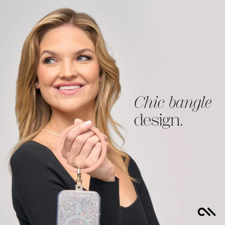 Case-Mate Phone Bangle - Řemínek na zápěstí pro chytrý telefon (Peach)