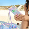 Case-Mate Soap Bubble Beach Tote with Phone Pouch - Vodotěsná plážová taška přes rameno s pouzdrem na telefon (Iridescentní)