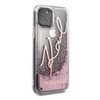 Karl Lagerfeld Signature Glitter Case - iPhone 11 Pro Case (Rose Gold)