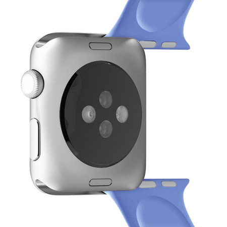 PURO ICON - Elastic Sports Strap for Apple Watch 42/44/45 mm (S/M & M/L) (blue)