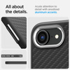 Spigen Enzo Aramid MagSafe - Case for iPhone 16e (Black)