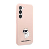Karl Lagerfeld Silicone NFT Choupette - pouzdro pro Samsung Galaxy S23 (růžové)
