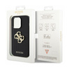 Guess Perforierte 4G Glitter - iPhone 15 Pro Tasche (schwarz)