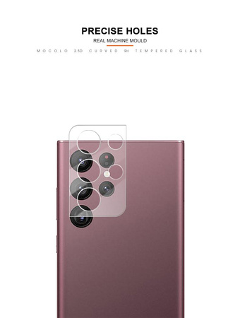 Mocolo Silk Kameraobjektiv Glas - Schutzglas für Samsung Galaxy S22 Ultra Kameraobjektiv