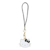 Hello Kitty Phone Strap Charm Kitty Head - Telefon medál (fekete)
