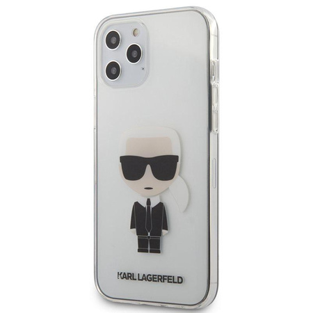 Karl Lagerfeld Ikonik - pouzdro pro iPhone 12 Pro Max (průhledné)