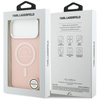 ETUI DO IPHONE 17 PRO MAX do MAGSAFE KARL LAGERFELD ORYGINALNE RÓŻOWE MODNE