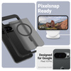 Crong Hybrid Matte Magnetic - MagSafe tok Google Pixel 10 Pro készülékhez (fekete)