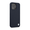 BMW Silicone Signature Llogo - pouzdro pro iPhone 13 Pro Max (Navy Blue)