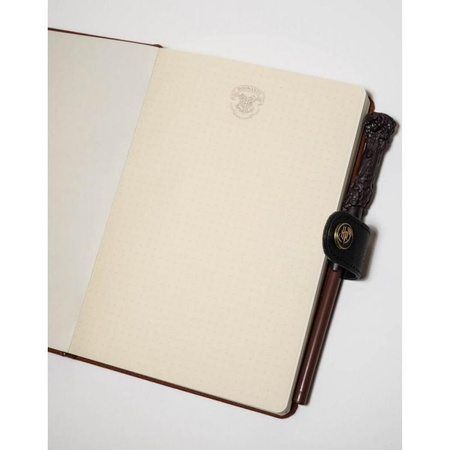 Harry Potter - A5 Notebook / Notebook with Wand-Shaped Pen