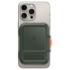 Spigen Lock Fit MagSafe - Magnetic Wallet (Military Green)