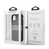 Guess 4G Printed Stripe - Coque pour iPhone 11 (gris)