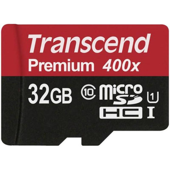 Transcend Speicher microSDHC - Speicherkarte 32 GB Klasse 10 UHS-I U1 60/25 MB/s