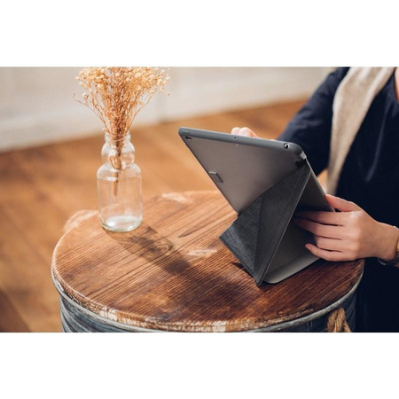 Moshi VersaCover - iPad 10.2" (2021 / 2020 / 2019) Origami-Hülle (Metro Black)