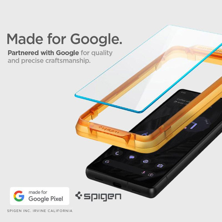 Spigen Alm Glas.TR 2-Pack - Tvrzené sklo pro Google Pixel 7A (2 kusy.) (Transparentní)