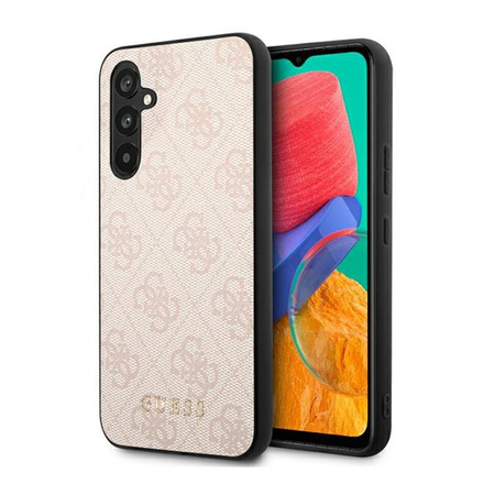 Guess 4G fém arany logó - Samsung Galaxy A54 5G tok (rózsaszín)