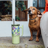 Quokka Umi – Stainless Steel Thermal Mug 720 ml with Straw and Silicone Base (Green Tea)