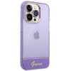 Guess Translucide - Coque iPhone 14 Pro Max (violet)