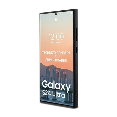 Karl Lagerfeld Saffiano Karl & Choupette Metal Pin - Samsung Galaxy S24 Ultra Tasche (schwarz)