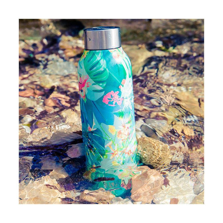 Quokka Solid - Butelka termiczna ze stali nierdzewnej 630 ml (Tropical)