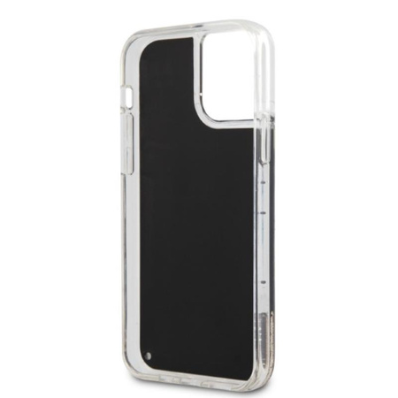 Karl Lagerfeld Liquid Glitter Gatsby - Etui iPhone 12 / iPhone 12 Pro (czarny)