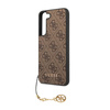 Guess 4G Charms Collection - Hülle für Samsung Galaxy S23 (Braun)