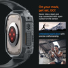 Spigen Rugged Armor Pro - Pánt tokkal az Apple Watch Ultra 49 mm-es órához (sötétszürke)