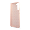 Guess Silicone Script Metal Logo - Case for Samsung Galaxy S23 (Pink)
