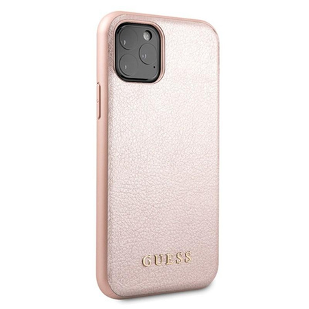 Guess Iridescent - iPhone 11 Pro Tasche (Rose Gold)
