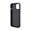 Ferrari Perforated Waves Metal Logo - Etui iPhone 15 (czarny)