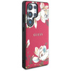 Guess Grained Printed Flower Pattern MagSafe - Case for Samsung Galaxy S25 Ultra (fuchsia)
