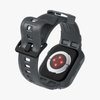Spigen Rugged Armor Pro - Bracelet avec étui pour Apple Watch 4/5/6/7/8/9/SE 44/45 mm (Gris foncé)