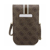 Guess 4G Stripes - Crossbody taška na telefon (hnědá)
