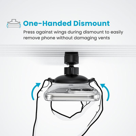 Speck Charging Vent Mount + ClickLock™ – bezpieczne ładowanie MagSafe® w samochodzie