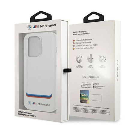 BMW Transparent Center - Coque pour iPhone 14 Pro Max (blanc)