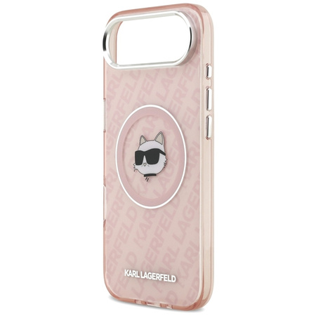 Karl Lagerfeld IML Choupette Head Logo MagSafe - iPhone Air Hülle (Pink)